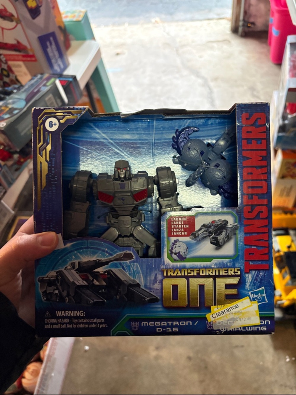 Nwt transformers One Megatron Action Figure - Gray